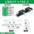 X轴位移平台LWX40/25-100/50长行程燕尾槽齿轮齿条型手动微调滑台 LWX25-L150-2(行程130+双滑块)