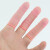 赫思迪格 加厚防滑护指 耐磨乳胶手指套 橘黄色2.7cm/M码【100只】 JG-1714