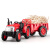 拖拉机儿童玩具仿真农夫车模型合金工程运输车玩具车套装男孩摆件 圆头拖拉机红