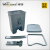 威佳灰色大号生活脚踏式15L垃圾桶带盖厨房商用大容量污物桶