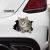 微匣创意个性3D立体小猫汽车贴纸可爱搞怪猫咪遮挡车身车尾划痕刮痕 3D猫贴18*13厘米两张