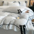 南极人（Nanjiren）天丝四件套被套床单被罩枕套夏季轻奢高级感纯色夏天冰丝床上用品 COCO小姐-一朵蓝天 1.5m床单款四件套-被套2.0x2.3
