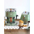 德龙（Delonghi）/咖啡机 ECO310 橄榄绿三件套+手摇磨豆机+