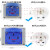 工业防爆插座四孔16A25A380V440V三相四线明装墙壁有底盒防安全插 双联380V25A