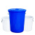 定制大号加厚塑料水桶带盖储水桶超大容量白色圆形桶厨房发酵胶桶 升级加厚100C 白带盖 约160斤水