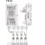 适用于SIRON光耦隔离型8位Y316-P直流固态继电器模块24V 4位Y315-5V Y 316