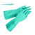 适用安思尔37-176耐酸碱溶剂工业手套防化耐油污劳保橡胶防护手套 37176防化手套 XL