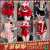 圣诞装情趣战衣节服装表演新年派对服性感兔女郎cos女装御姐抹胸 S16红色 M