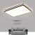吸顶灯超薄简约现代LED客厅卧室书房餐厅黑白圆形长方 圆形直径40高5cm白光