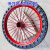灵镁300-18手推车耐用耐磨充气轮胎加厚钢圈工矿建筑工地斗车轮子 3.00-18载重钢筋充气轮（1个）