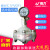 UPVC膜片式脉冲阻尼器不锈钢304缓冲罐计量泵附件脉动缓冲器316L PVC材质0.35L