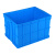 幸蕴(XINGYUN)塑料周转箱 零件物料盒 收纳整理配件箱 胶筐长方形盒子 不带盖640*420*310MM蓝色