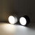 开尔照明（CARE）LED明装式筒灯 6寸 18W 白光 精品系列 黑壳