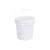 食品级PP塑料桶圆桶密封加厚工业用涂料油漆桶空水桶5L10公斤20升 25L白色-加厚款