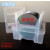 晶圆硅片盒2至12英寸晶舟盒LED盒透明花蓝运输盒 6英寸晶舟盒(九成新)