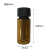3 5 10 15 20 40 50 60ml透明螺口玻璃瓶试剂瓶样品瓶精油西林瓶 50ml棕色瓶(27*108)