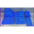 定制塑料防潮板隔断板垫仓板网格浅板货物仓库托盘超市地堆卡板地台板 条纹加厚100*60*5CM