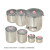 油漆桶铁皮桶空桶乳胶漆桶圆桶涂料桶带盖小铁罐沥青取样0.1-20L 3L带提手