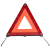 安赛瑞 汽车反光三角警示牌 警告三角牌 车载安全三角架 小红盒款 8K00158
