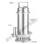 不锈钢污水泵220V小型WQ潜水排污泵带浮球高扬程耐腐蚀潜污泵 不带浮球50WQ10-12-0.75S-380v