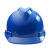 朵能安全帽 新国标ABS高档V型加厚 蓝色抗冲击防砸 电力建筑工地施工头盔