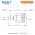 XINQY 芯启源N/SMA 射频同轴转接头18G 50欧姆高频不锈钢接头转接器 N公头转SMA母头 N-SMA-JJGD