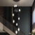 松伟宝石之城轻奢风客厅别墅楼梯卧室餐厅LED吊灯 BD-6*10W(适用8~12㎡)