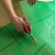 浴室防滑垫防水pvc镂空熟胶地垫耐磨垫商用厕所厨房澡堂垫可裁剪定制 绿色 0.9米宽【拍几件就发几米】整张
