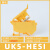 保险端子UK5-HESI导轨式保险接线端子排UK5RD熔断器底座4MM平方 含6A熔芯UK5-HESI黄色1只