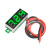 0.28寸超小数字直流电压电流表头3位数显2线DC2.5-30V红/蓝/黄/绿 2.5-30V 2线绿色