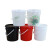 塑料桶带盖密封海蜇小桶子白色大胶水桶5L25L 2L乳白色