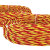 江枫 RVS-2×1.0mm²-300/300V 铜芯聚氯乙烯绝缘线 绞型连接用软电线 红黄 100米/卷