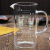 高硼硅耐热玻璃不腐蚀带刻度杯计量杯烧杯厨房烘焙明火加热微波 250ml(平盖款) 赠杯刷