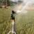 喷水洒水器喷淋喷头360度自动旋转草坪园林农用绿化喷灌浇水灌溉 1. 5寸铜摇臂喷枪+2米三脚架 接3