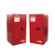 西斯贝尔 WA810860R 防火防爆柜FM防火安全柜可燃液体安全储存柜红色 1台装 60Gal/227L/红色/手动
