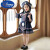 迪士尼（Disney）三月三少数民族服装女童哈尼族服饰儿童哈尼广西壮族演出服女宝宝 红色贝壳款 110cm(110cm)