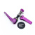 适用于扶摇 H&H 适用brompton小布折叠自行车配件改装铝合金座杆坐管夹 紫色