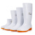 大码白色雨鞋食品厂工作雨靴防滑食品卫生靴防油加绒加棉保暖水鞋 508中筒白色 标准码 47