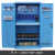 五金工业重型工具柜加厚车间置物柜铁皮柜多功能双开门工具储物柜 YG031蓝色