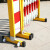 工地伸缩围栏工程施工围挡安全警戒隔离栏杆可移动折叠防护栏栅栏 高1.5*长3.5米(国标加厚) 立柱3.3圆管