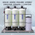 软化水处理设备工业去硬度净水器锅炉井水地下水家用除水垢软水机 300L自动软水机(不锈钢)