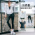Fauntie Luna健身房晨跑步运动套装女秋装户外羽毛球快干衣显瘦时尚瑜伽服 608白色外套+662黑色短袖+9B665 S