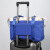 袋鼠（KANGAROO）可套拉杆箱旅行包登机行李包洗漱包干湿分离出差手提单肩包可扩容 灰粉色
