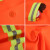反光马甲环卫工人工作服道路清洁保洁物业园林绿化反光背心印logo 涤棉橘色马甲