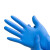 一次性丁腈检查防护手套SF0604 家务清洁工作防护蓝色100只/盒装 3.5克M号100只装 SF0602