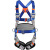 NLNTL 全身高空作业五点式安全带涤纶施工攀岩保险带安全带 双绳1.2m缓冲大挂钩+围杆带 