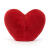 邦尼兔（jellycat(baby)）樱桃红爱心 情侣礼物 慢慢的唉公仔玩偶抱枕Red HeartA3RH RED/A3RH 大号- 18厘米 X 18厘米