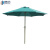 穆运 户外遮阳伞大型太阳伞雨伞手摇中柱伞铁制杆伞 墨绿色