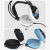 瑞桓柏一次性耳机套网咖网吧无纺布头戴式耳机罩 听诊器耳麦防尘套防汗水100只 蓝色200只（100对） XL