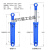 适用于定制沭露适用于定制5吨液压油缸90度侧油口小型双向升降三孔一线江苏发货配件大全 内径63 杆径35 行程550  侧油口